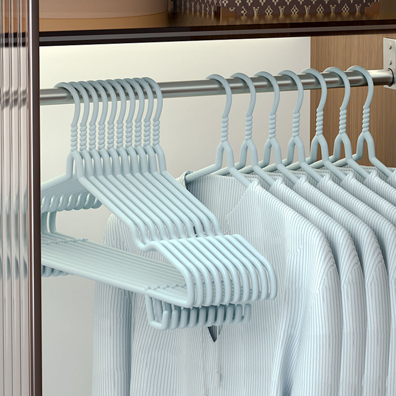 [Free Shipping] Adult Clothes Hanger Bold Household Clothes Hanging Clothes Bracers Seamless Clothes Hanging Clothes Hanging Rack Non-slip