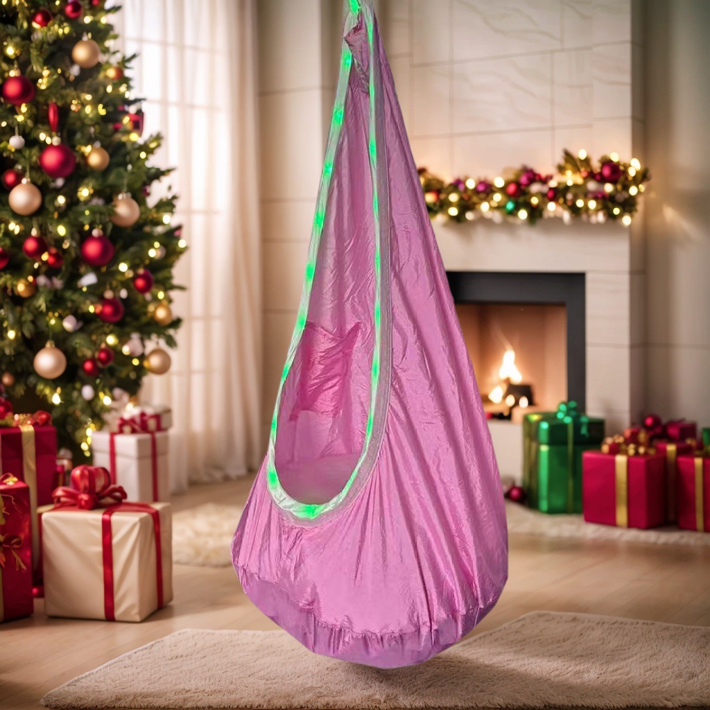 컬러 조명 나일론 타입 160*70CM 연핑크 (풀세트 부속품 포함)