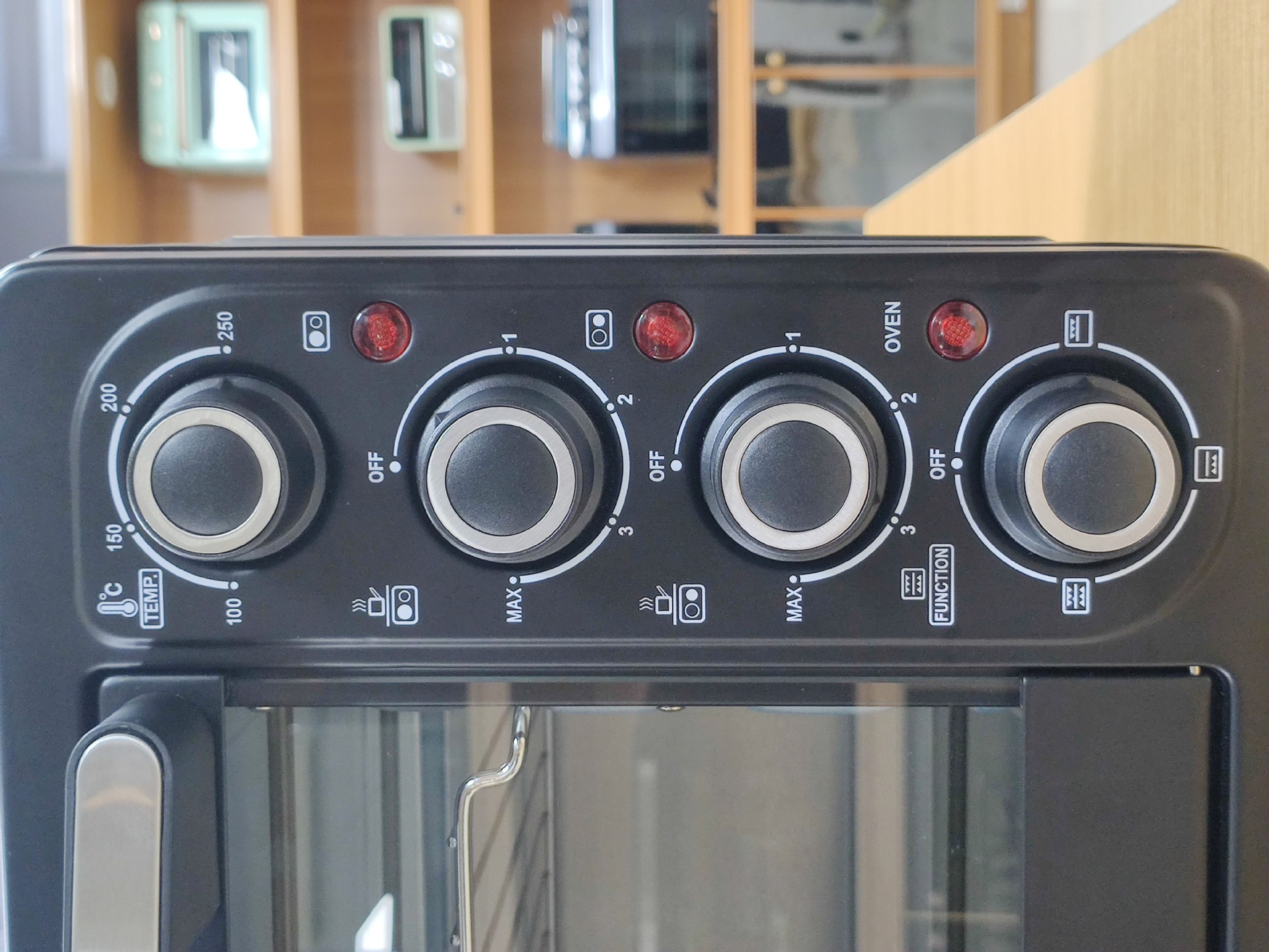 28L horno de comercio exterior de doble cabeza doméstico de gran capacidad multifuncional horno de convección visual fábrica a granel personalizado SKD