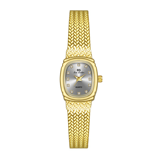 BS new hot-selling factory direct sales foreign trade light luxury INS wheat ear watch simple temperament female small gold watch FA1711
