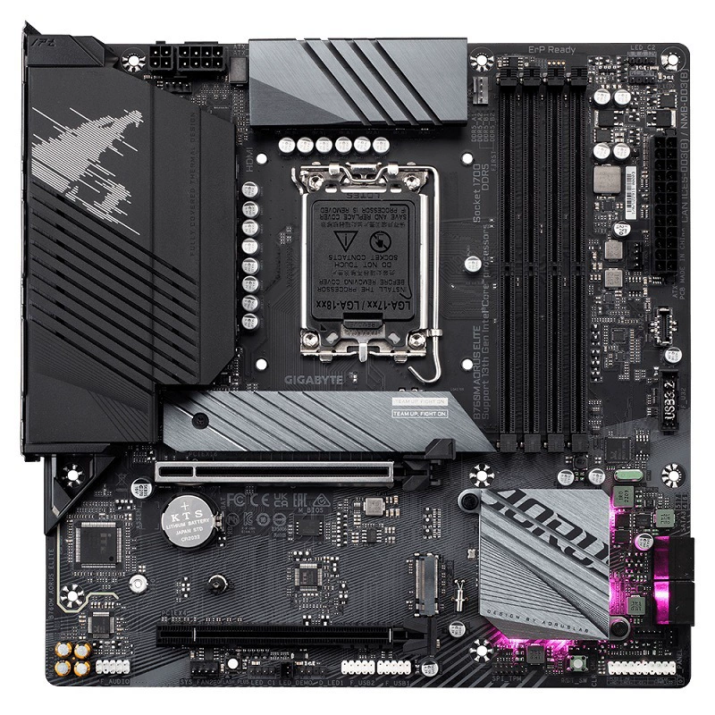 Материнская плата Gigabyte B760M AORUS ELITE D5 для настольного ПК, подходит для CPU 13400/13600KF