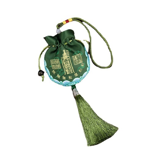 2024 Dragon Year Good Fortune Health Sachet Aromatherapy Pendant Taoist Lucky Zi Wei Hidden Seven Stars Changing Years Fortune Bag Home Decor