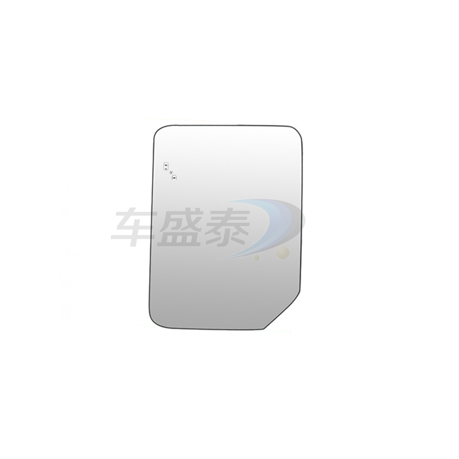 Suitable for 24-25 Toyota Land Cruiser Prado 250 Heated Rearview Mirror Reversing Mirror