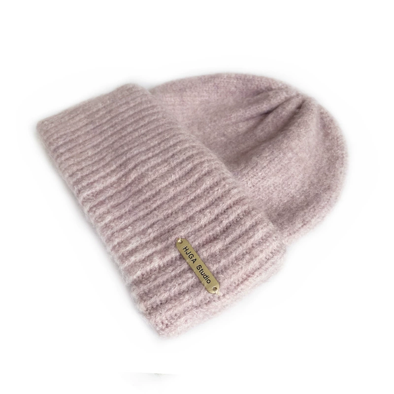 Демисезонная милая knitted шапка с капюшоном, цветная шерстяная шапка для мужчин и женщин