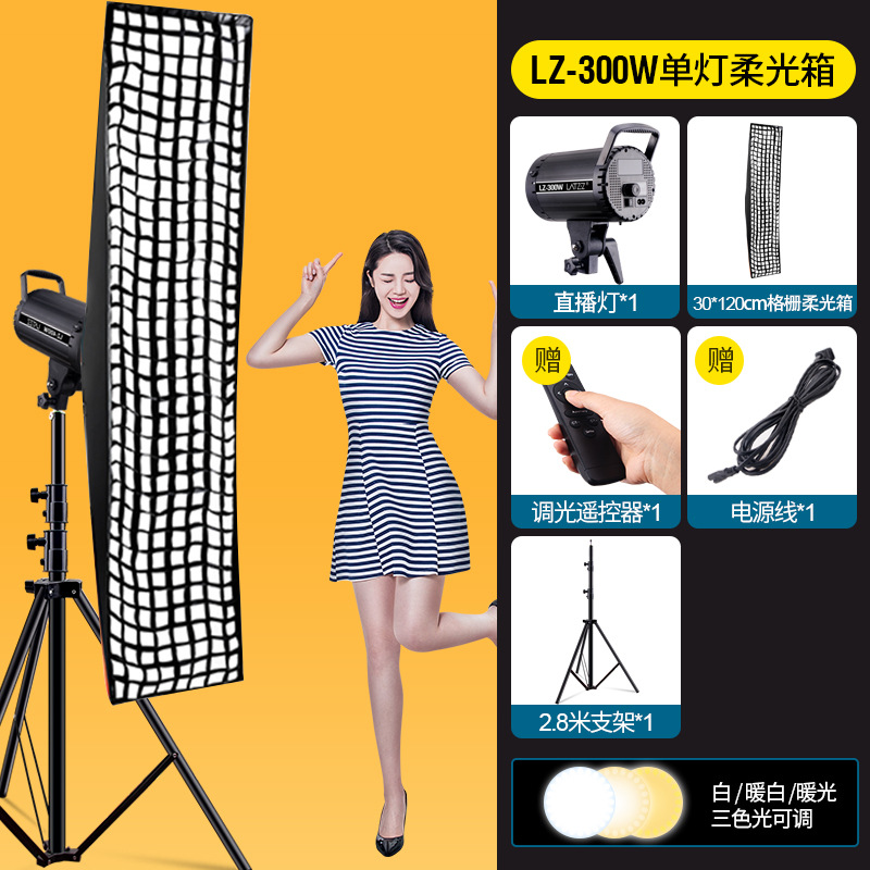 Luz de relleno para transmisión en vivo, dedicada a salas de transmisión en vivo, iluminación continua para grabaciones en estudio, luz LED de enfoque profundo para fotografía, lámpara de iluminación para video.