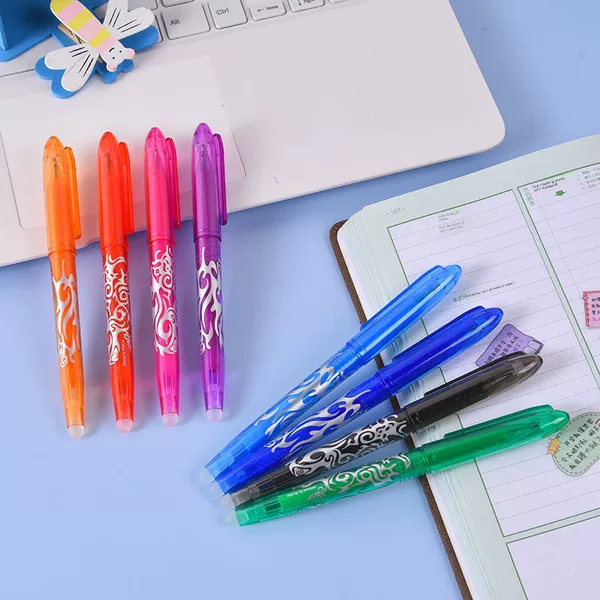 Foreign trade easy friction gel pen creative color elimination pen student temperature control erasable pen hot water pen office stationery