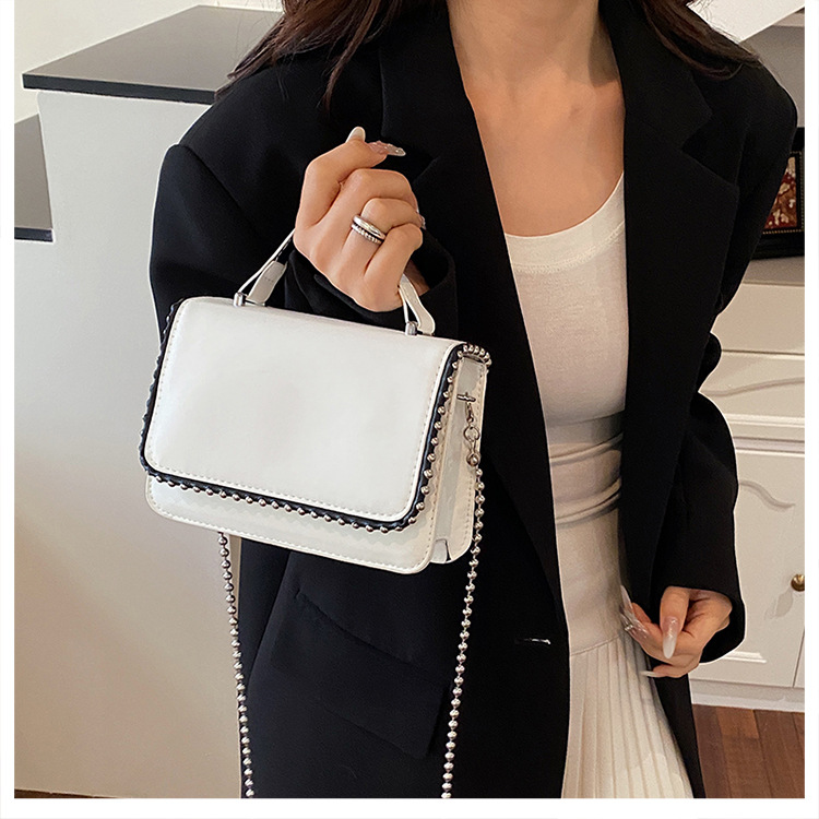 Women's Bag 2026 New Niche Design Chain Small Square Bag Fashionable Versatile Casual Stylish Single Shoulder Crossbody Bag