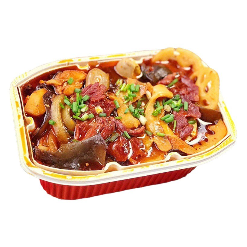 Чунцин Самонагревающийся маленький горячий горшок Ленивые люди Удобный горшок для еды быстрого приготовления риса Быстрое самоприготовление Широкий порошок Самообслуживание Горячий горшок