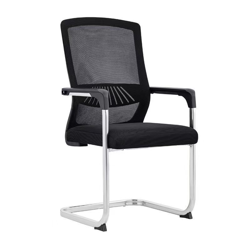 Office Chair, Comfortable for Long Sitting, Conference Room Chair, Student Training Chair, Bow-Shaped Mesh Gaming Chair, Home Backrest Stool, Computer Chair