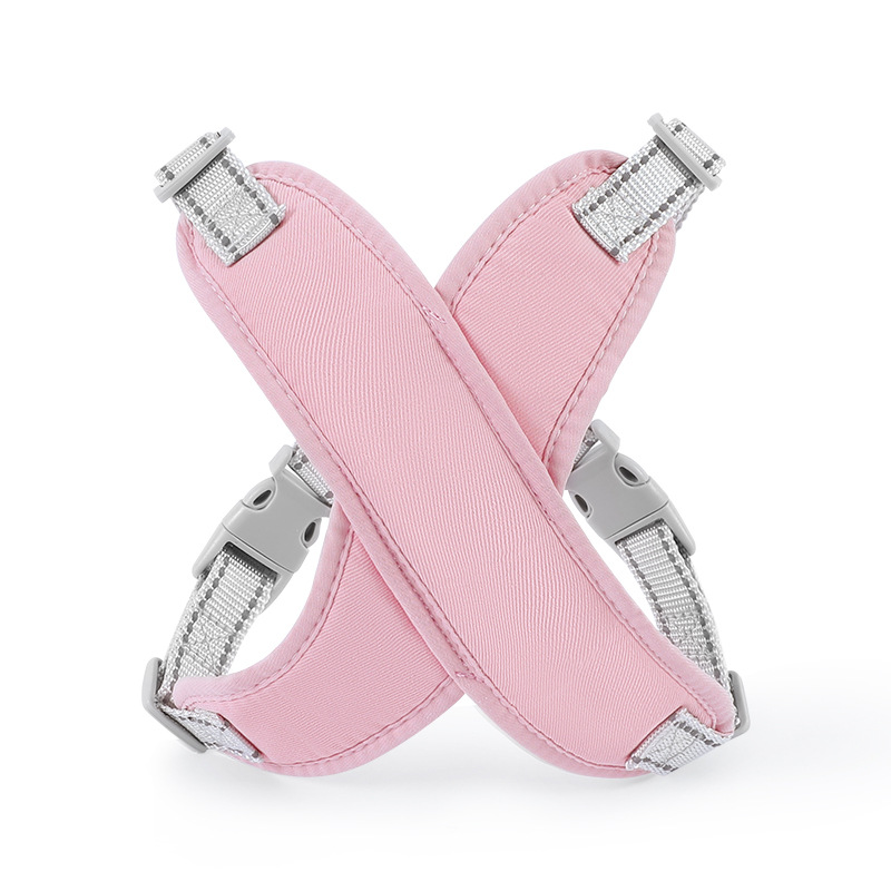 Nueva correa de perro transpirable para mascotas correa de pecho chaleco reflectante cuerda de perro correa de mascota al por mayor