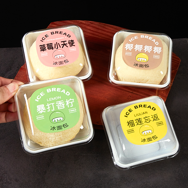 Caja de embalaje de plástico de soplado de pan helado, caja de pan helado, caja de pan helado, caja de pan helado, caja de pan helado