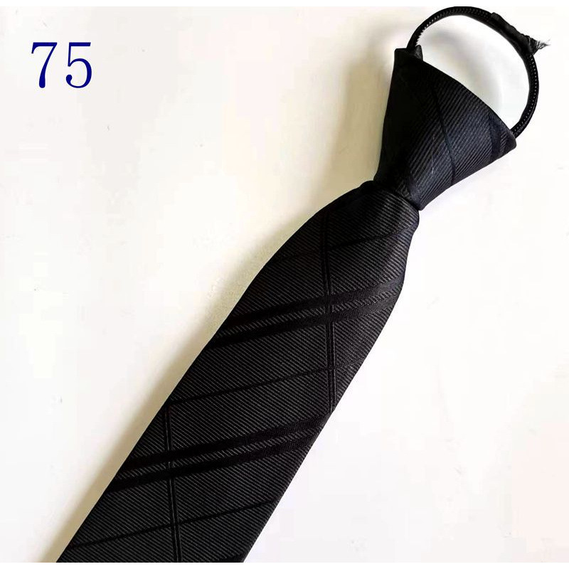 男士拉链新郎结婚红色8cm正装商务黑色免打结懒人易拉得蓝色_