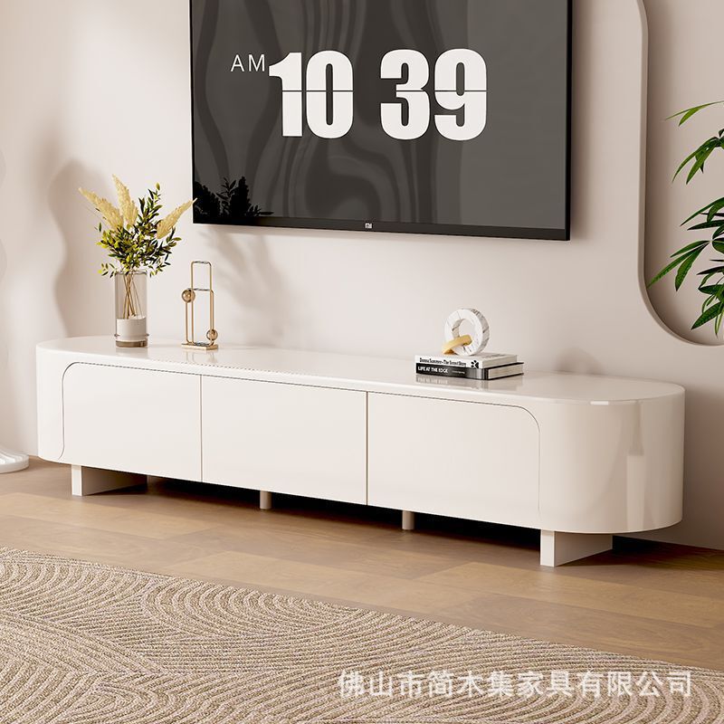 新しいクリーム風雪だるまコーヒーテーブルテレビキャビネット組み合わせモダンシンプルクリエイティブホーム小さなアパートリビングルーム引き出し付き|undefined