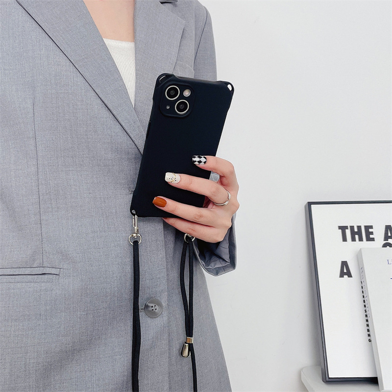 Coque téléphone bandoulière pour iphone avec protection d'angles_voghion.com