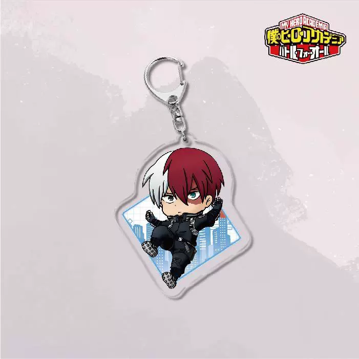 acrylic keychain, heroes, creative jewelry, Birthday gift