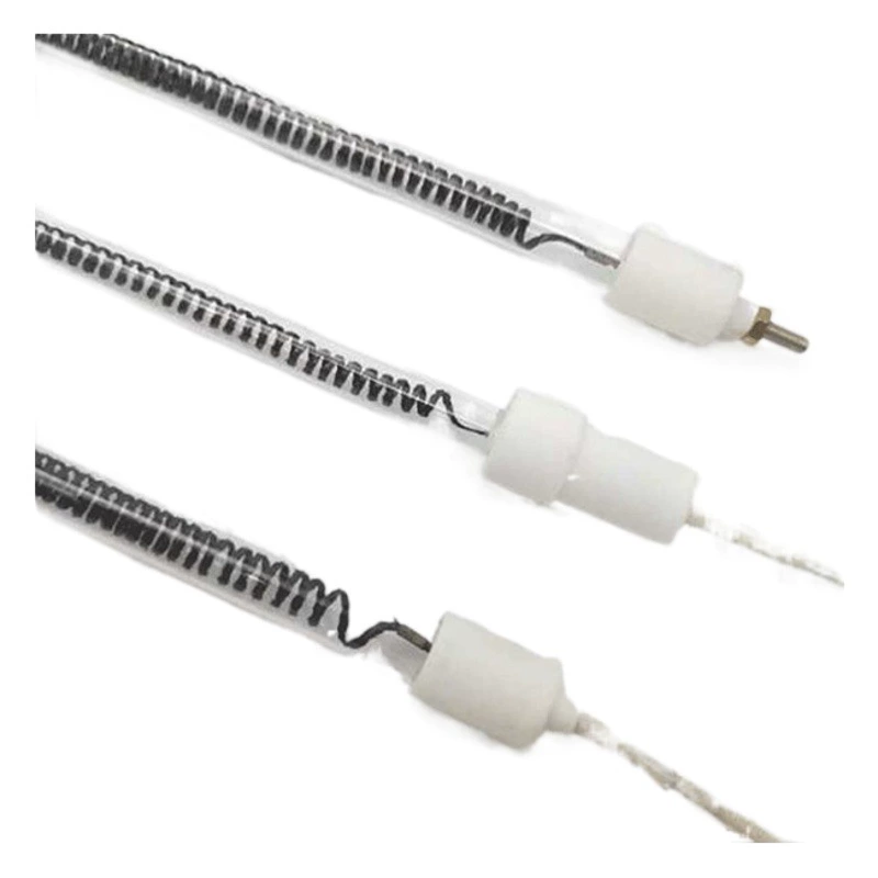 ПЭТ Бутылка машина лампа трубки инфракрасного нагрева трубки вакуумная вольфрамовая проволока галогенная нагреватель трубки машина для бутылок кварцевая электрическая нагреватель трубки