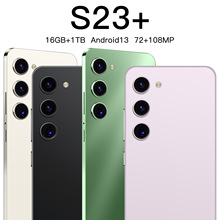 新款现货S23+跨境手机1+16G7.2寸大屏一体机安卓外贸批发智能手机