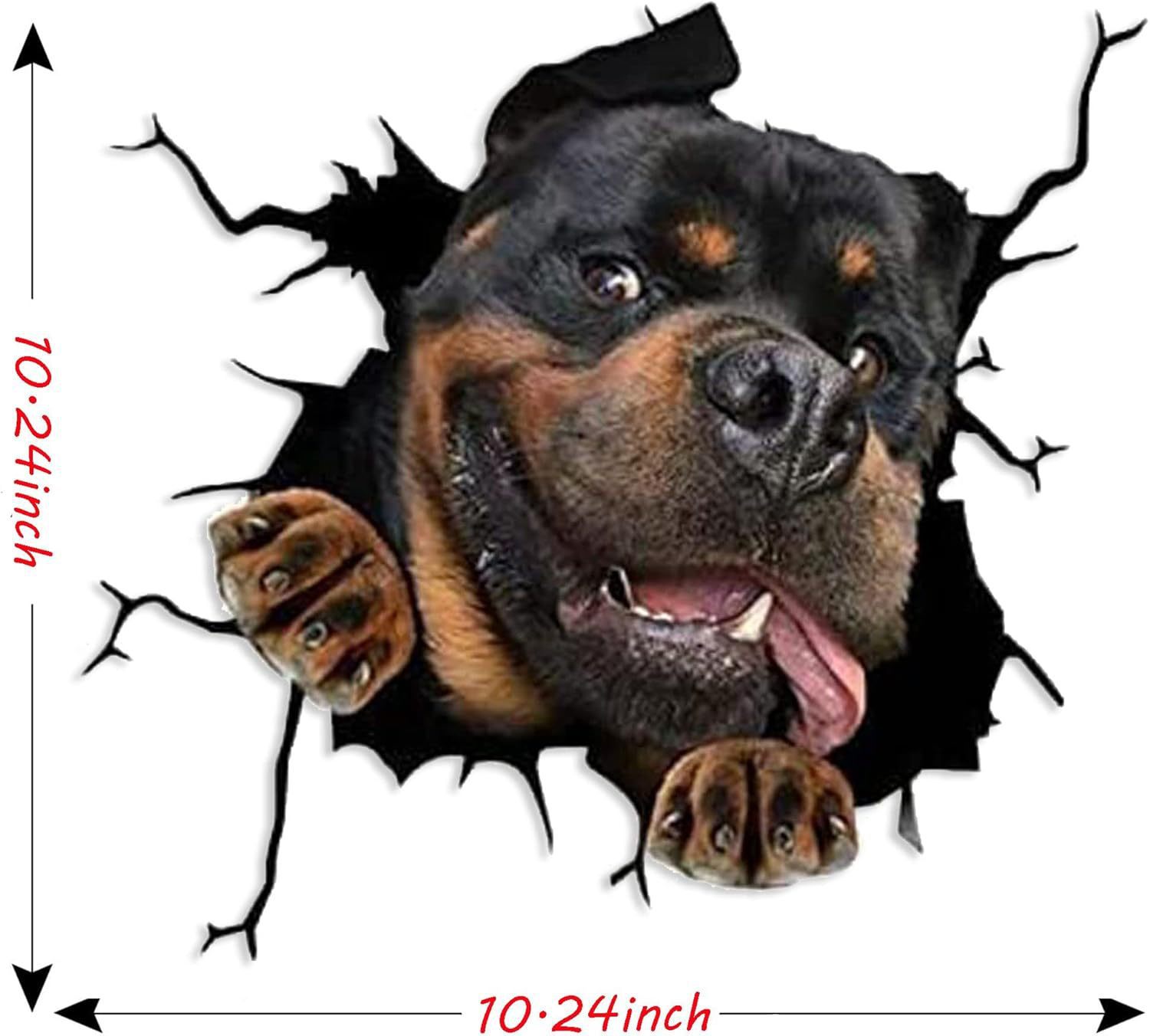 Transfronterizos muchos perros Labrador 3D animal auto decoración pegatinas vinilo ventana pegatinas parachoques