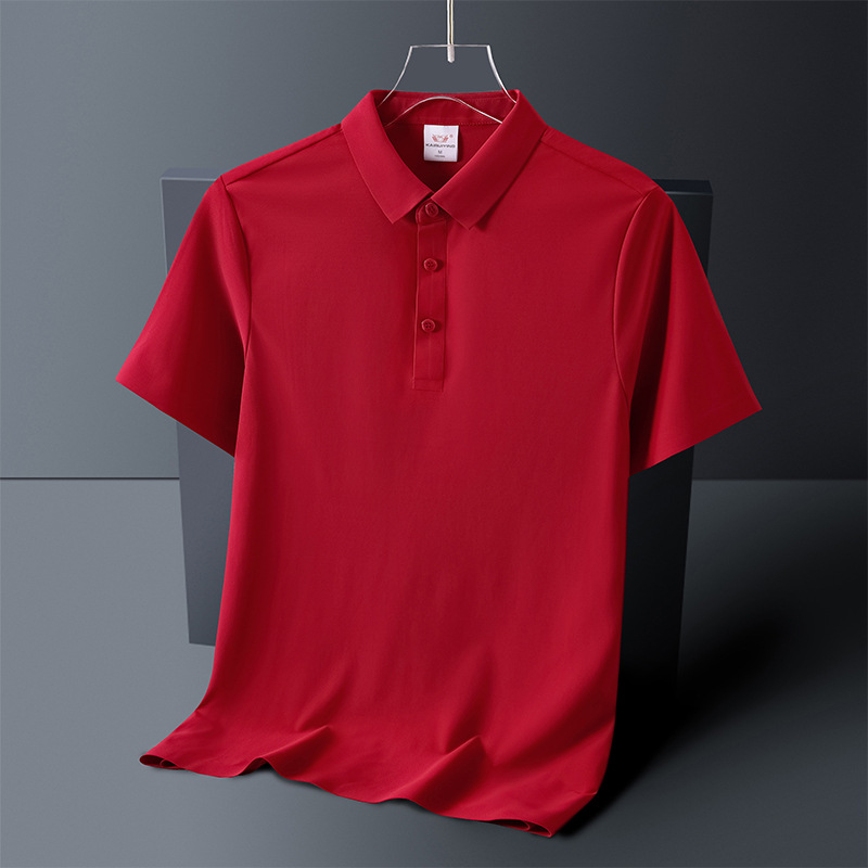 Camisetas POLO de alta gama sin costuras, absorbentes del sudor y transpirables, con LOGO impreso personalizado, ropa de trabajo para oficina corporativa, ropa de trabajo hecha a medida