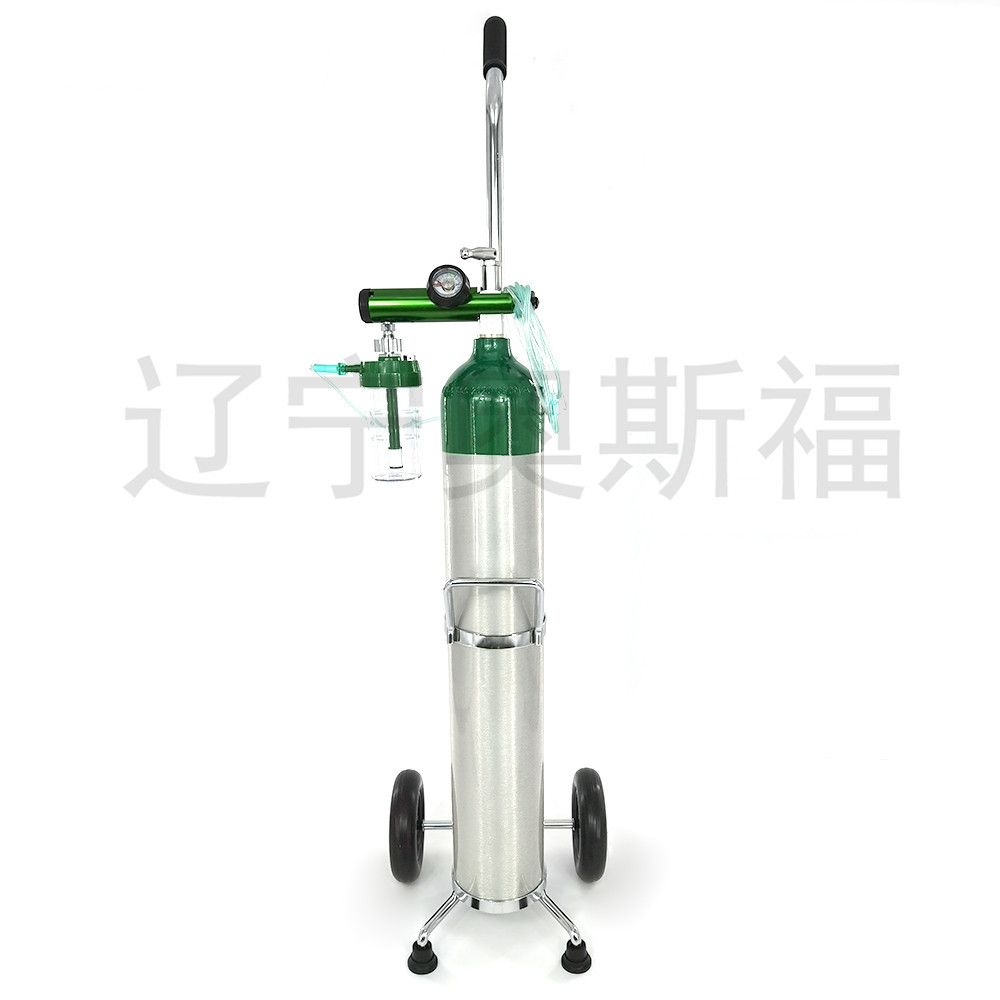 Fábrica venta al por mayor exportación médica cilindro de oxígeno 4.6L aleación de aluminio sin costura cilindro de aluminio sin válvula se puede equipar por separado