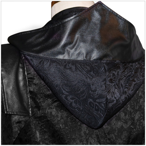 Manzhixin's new European and American medieval Gothic coat, retro uniform, stand-up collar punk cloak