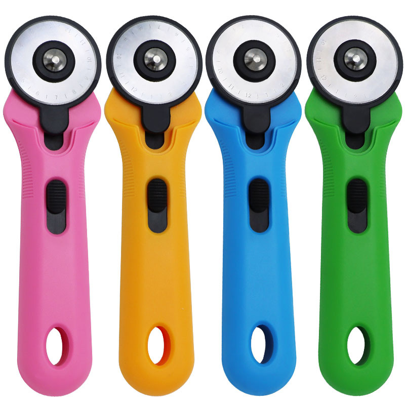 45MM拼布圆滚刀 布料皮革割刀轮刀拼布工具裁拼布布艺DIY工具