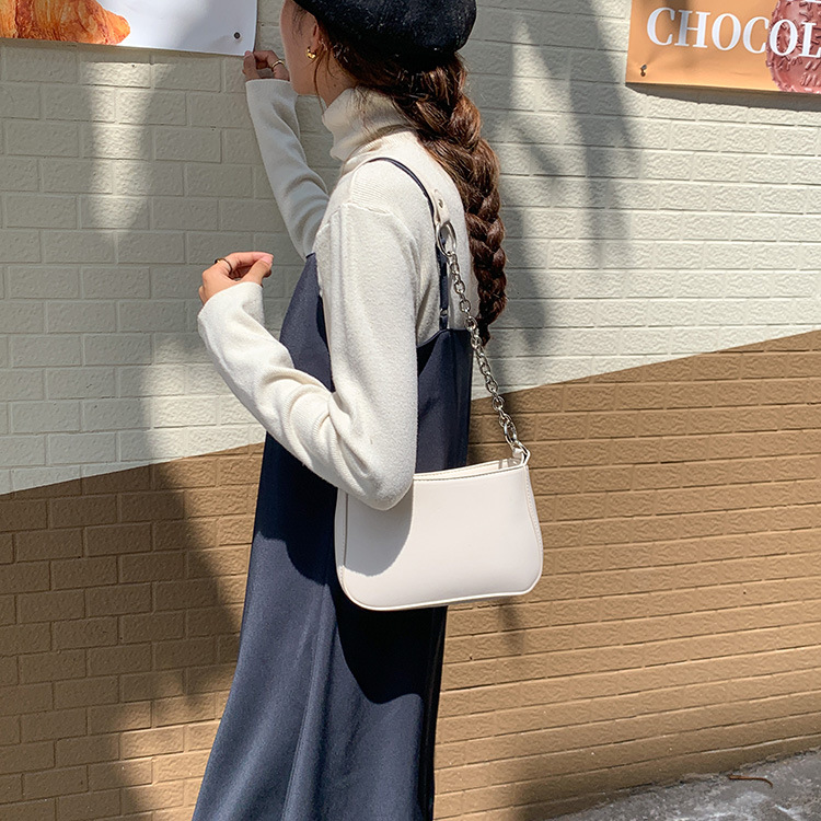 New niche design with high-end underarm stick bag, street PU single shoulder handbag, women's trend_voghion.com