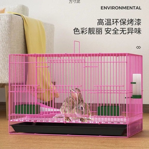 Rabbit cage, home indoor rabbit-raising dedicated large-sized guinea pig, gerbil, dwarf rabbit and small rabbit cage, rabbit hutches, chicken cages
