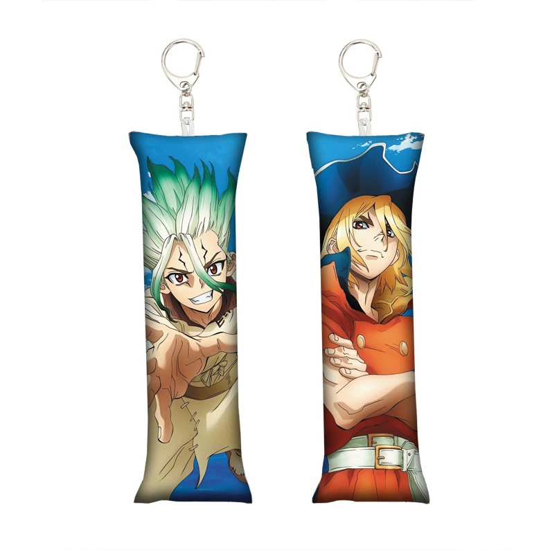 [动漫石纪元石神千空小抱枕钥匙扣迷你背包挂件Mini Dakimakura] → Аниме Эпоха Каменного мира: 千空 мини-подушка брелок рюкзак