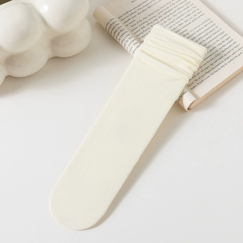 Calcetines apilados Calcetines de hielo de verano para mujer Calcetines delgados con agujeros Calcetines Calcetines Modal Calcetines de confinamiento deshuesados