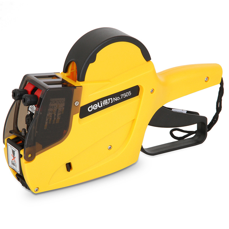 7505 máquina de marcación de precios de doble fila supermercado máquina de marcación de 10 dígitos máquina de marcación de precios