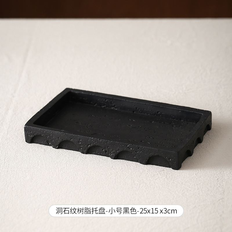 洞石質感中古パレット民宿サンプルプレート間デスクトップ置物家庭用浴室リビング玄関収納装飾皿|undefined