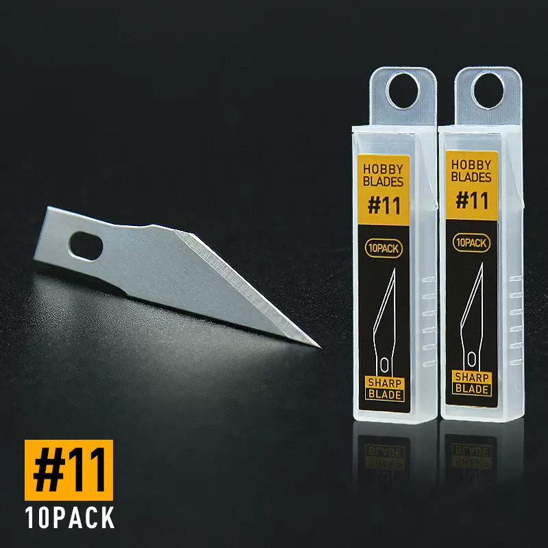 申兴11#雕刻刀片刻纸刻画水果雕刻刀片11号雕刻刀片 手机维修刀片