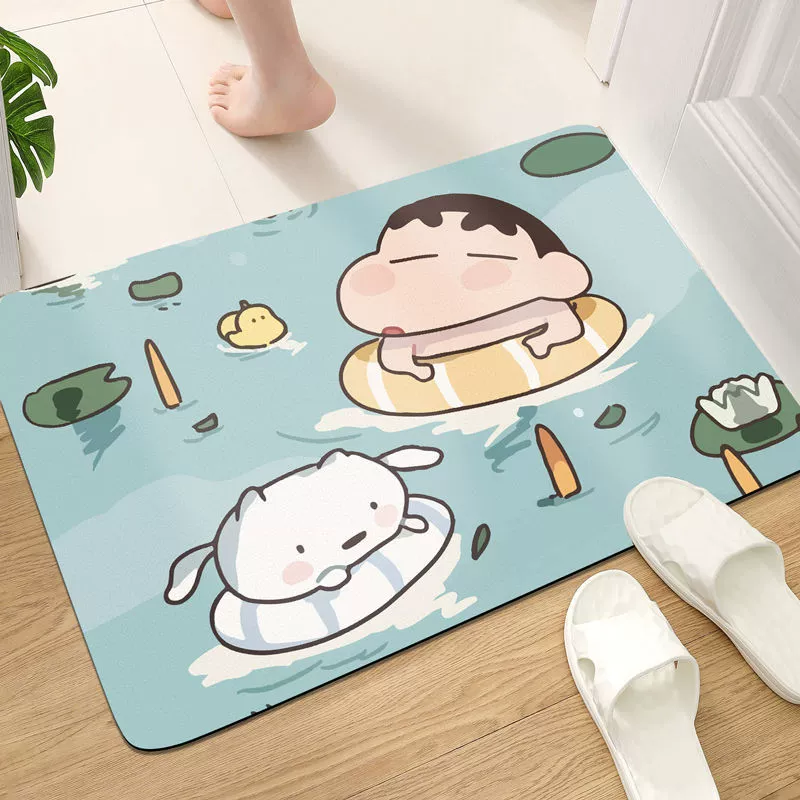 Коврик с мультфильмом, нескользящий коврик для полов, впитывание воды