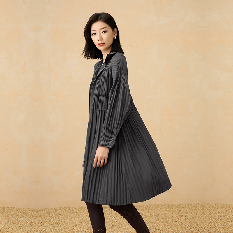 ウインドブレーカージャケット 2025春秋新作 高級感のあるスタンドカラー ゆったりとしたおしゃれで快適なミドル丈ジッパーカーディガンジャケット