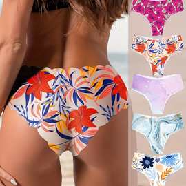 【海外仓代发】欧美印花女士大码性感内裤underwear美国本土代发