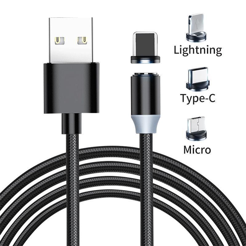 One-to-three magnetic charging cable uni...