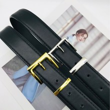 新款时尚百搭装饰牛仔裤皮带女学生韩版休闲女士腰带黑色复古批发