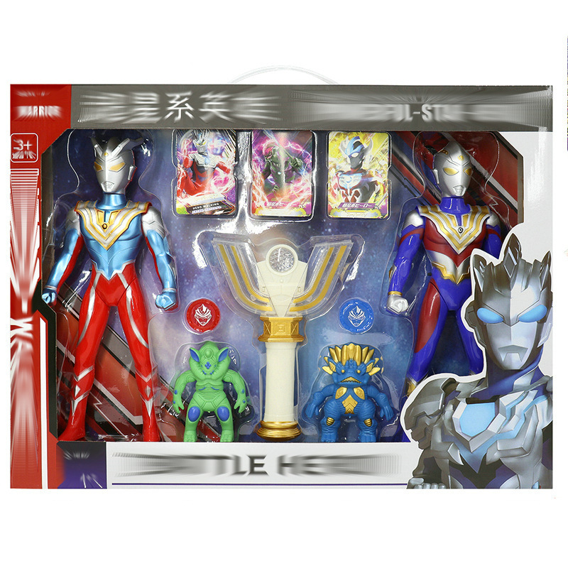 Super star hero Superman transmitter 319-21 shaper Music light stall children anime toys wholesale