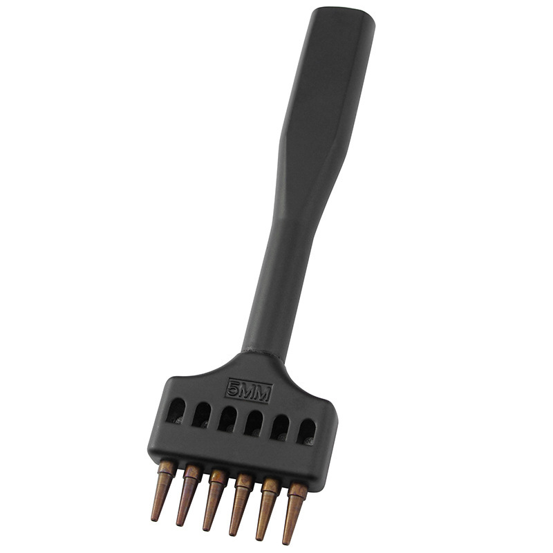 皮革打孔排冲10121圆斩孔圆孔冲 手工DIY皮革皮具缝线打孔冲1.0mm|undefined
