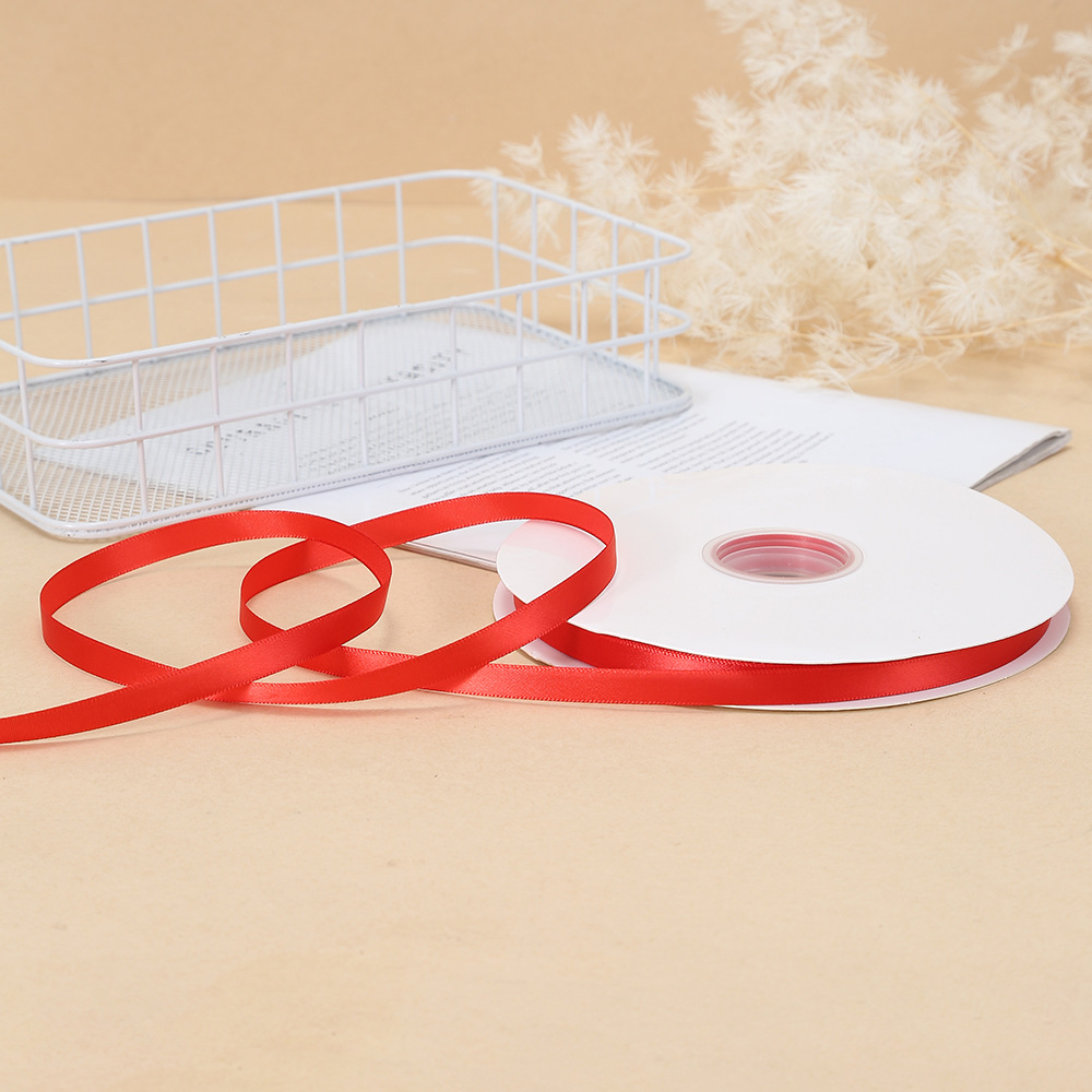 0.6-5CM 91 미터의 롤 폴리 에스테르 리본 케이크 꽃 리본 리본 선물 상자 선물 포장 리본