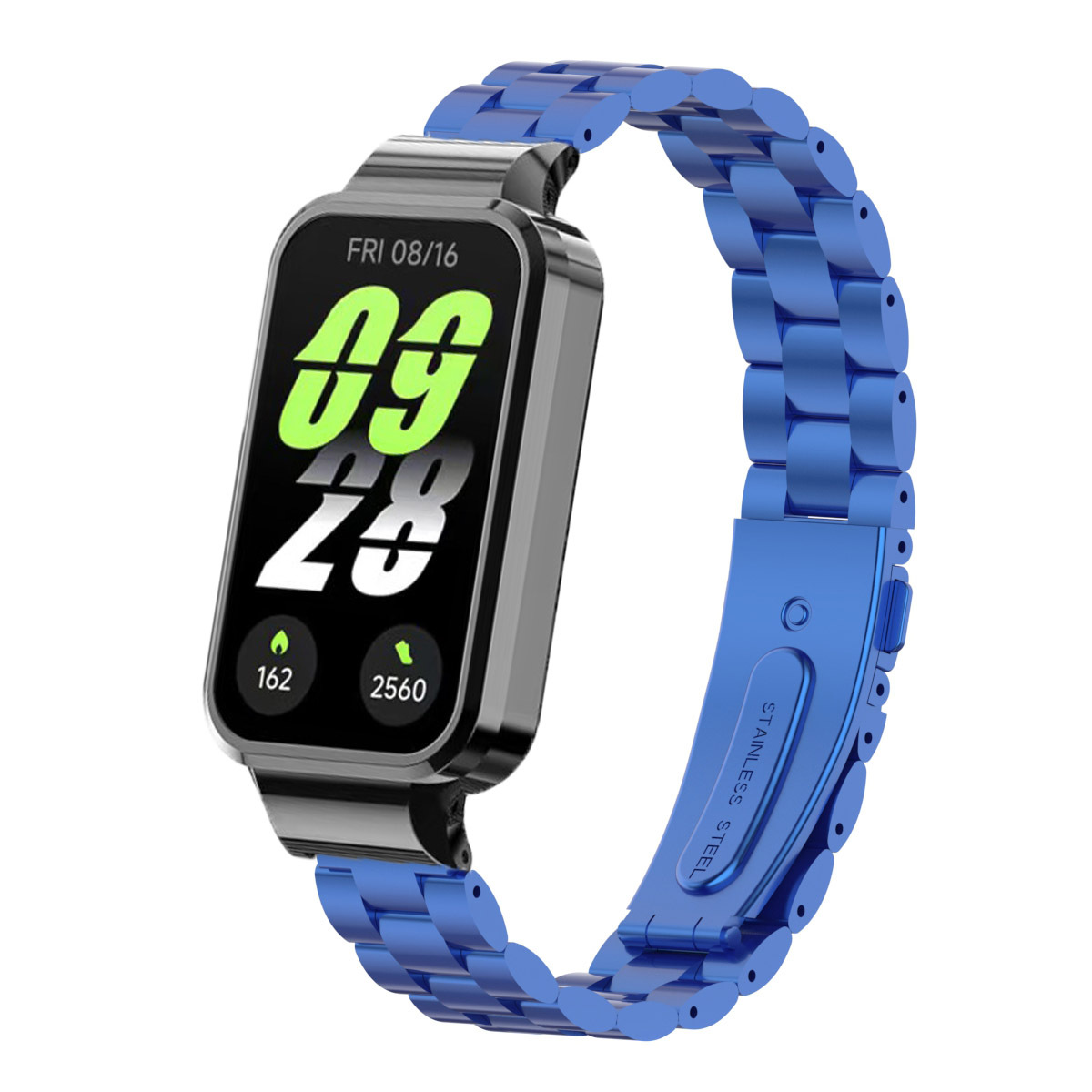 Aplicable Redmi Band 3 Correa de metal Band Xiaomi Band 9Active Pulsera de acero inoxidable Milan Magnetic 2