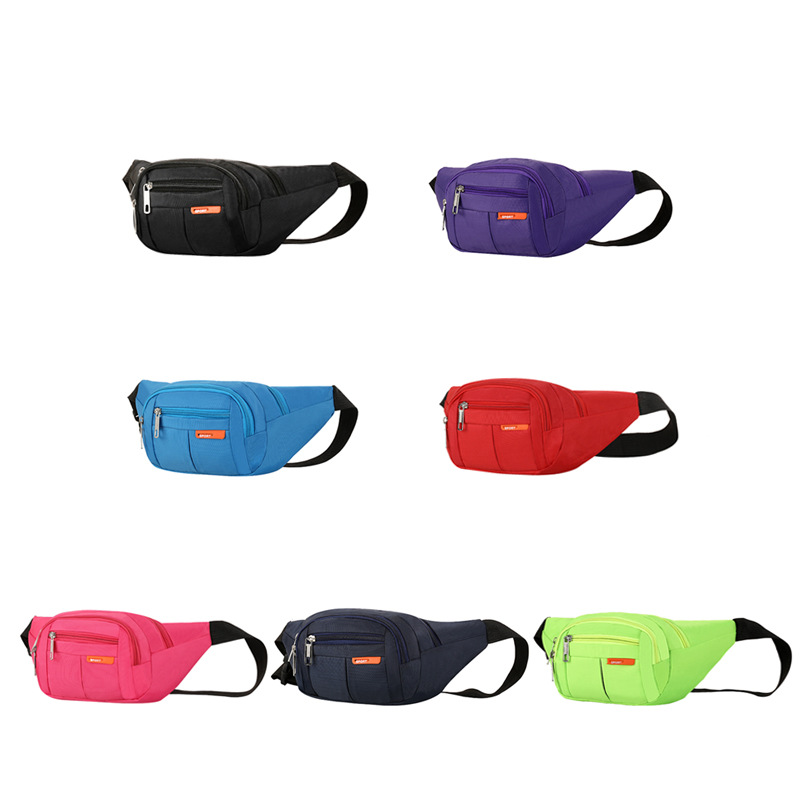 Wholesale multi-functional outdoor construction site stall travel running waterproof riding large capacity cash register fishing multi-layer waist bag tide