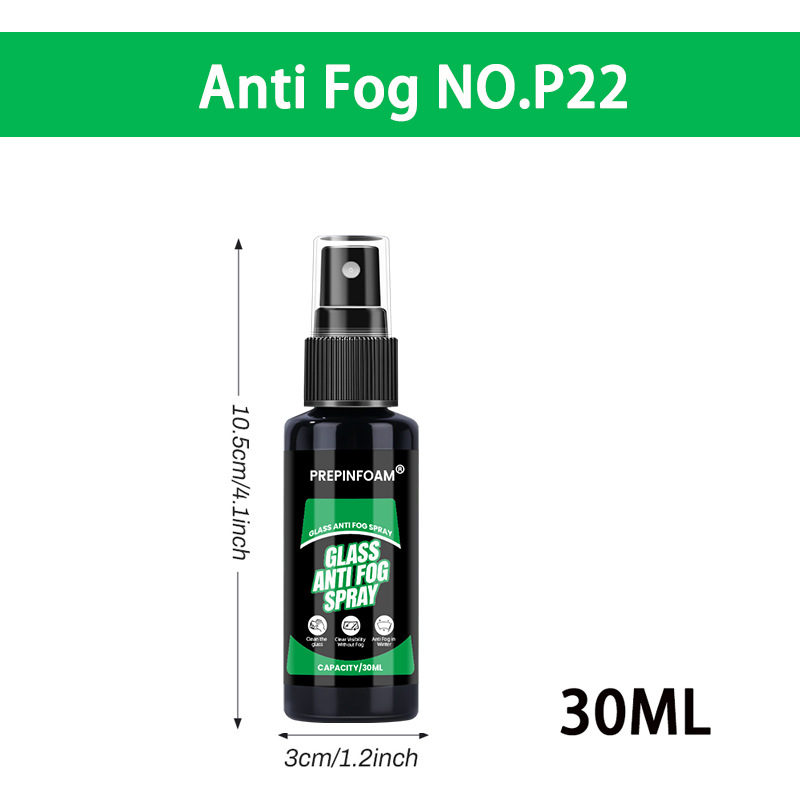Prepinfoam-P22 Car Glass Anti-Fog Agent, Car Windshield and Side Window Anti-Fog Spray, Exclusively for Cross-Border Supply