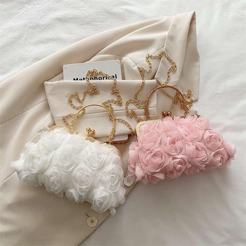 Small elegant cute sophisticated one-shoulder bag