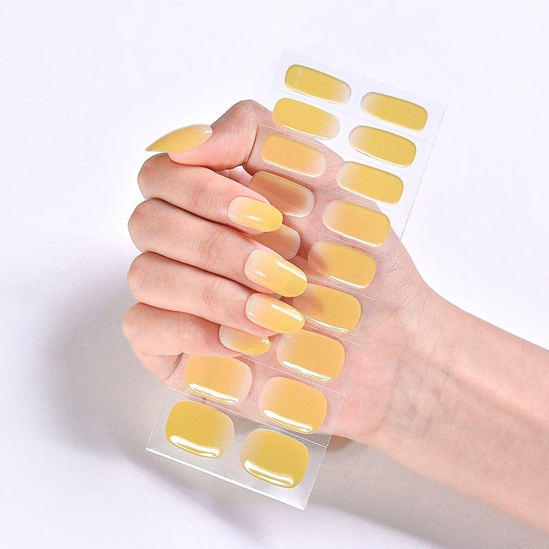 Набор для ногтей XT Gel с наклейками, искусственные ногти и лак для ногтей