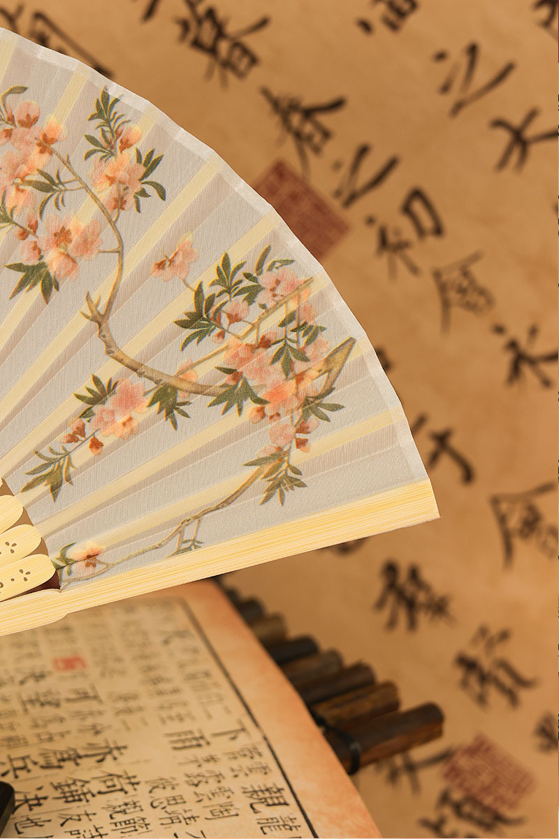 夏天扇子古风扇子折叠扇子古风折扇汉服扇新中式女扇舞蹈扇小扇子详情4