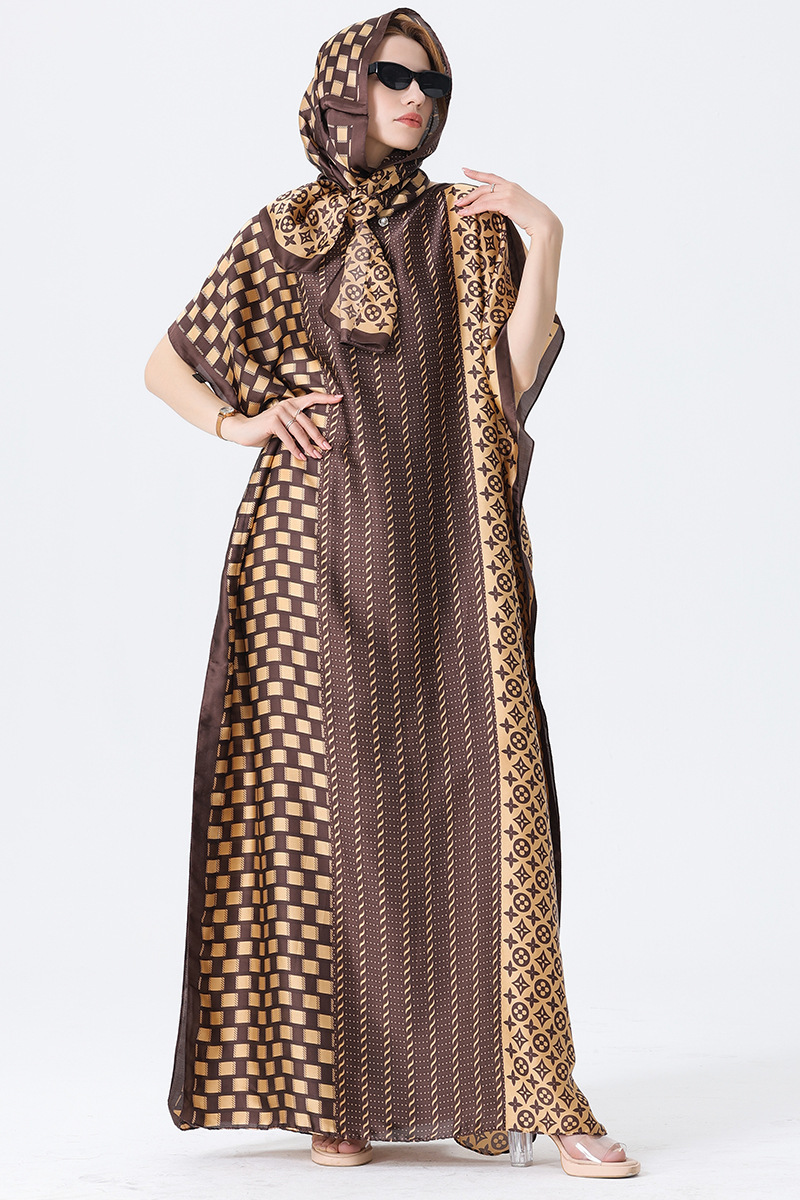 2025 primavera y verano nuevo Amazon venta rápida ropa malaya camisa de arena imitación seda brocado ropa de protección solar de vacaciones de playa