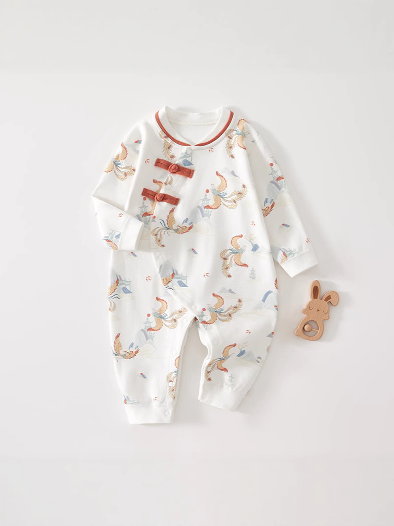 Ropa de bebés de algodón puro clase un bebé recién nacido camiseta de primavera y otoño recién nacido ropa de escalada de verano delgada