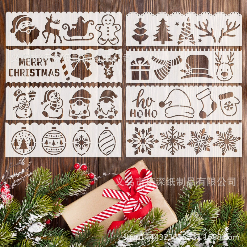 Трансграничный рождественский кружевной длинный ручный счет